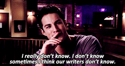 spn-tvd-thebest:   Vampire Diaries cast getting confused by the plot. 