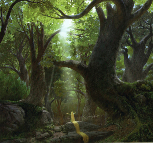 findingcorona:  Bill Perkins concept art of the Corona forest.