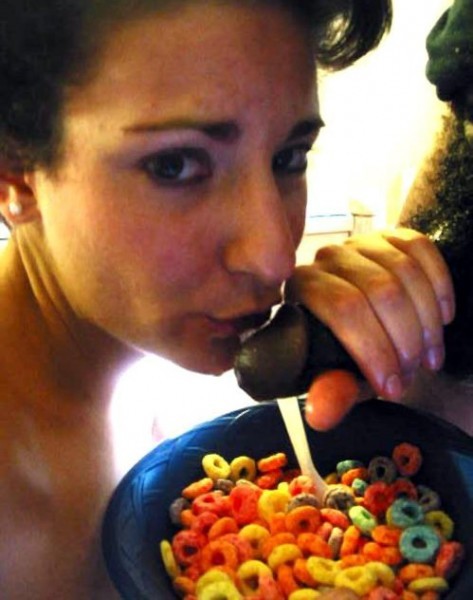 cherrycompany-cuckolds:  She’s preparing breakfast for you, cuckold… goop loops.