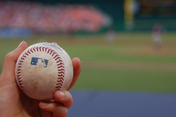 stadium-love-:  The Elusive Foul Ball by Scott Ableman Photo taken at RFK Stadium, former home of the Washington Nationals. 