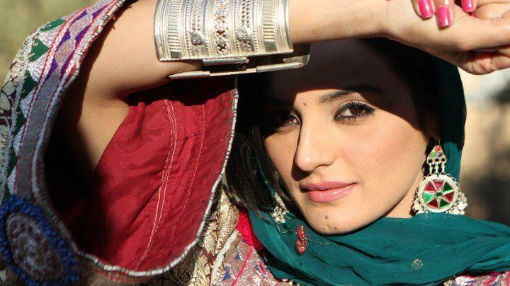 Sadia khan in afghan kuchi style clothing.