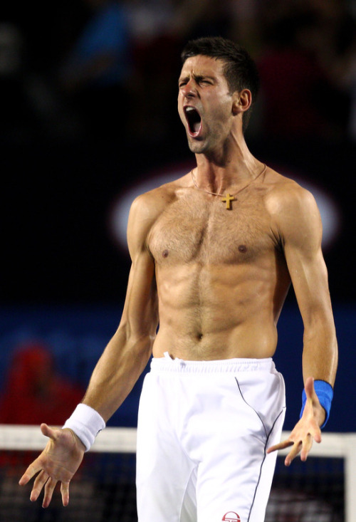 Porn Pics Novak Djokovic - 2012 Australian Open Champion!