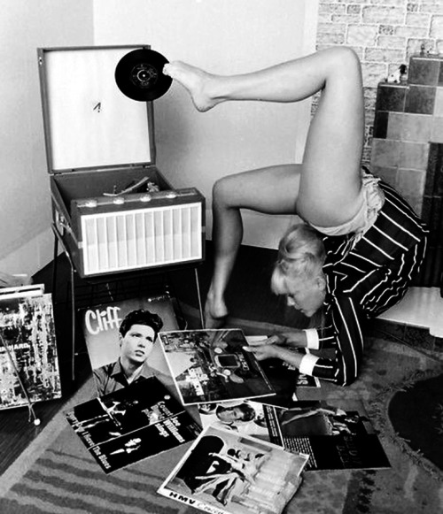 Bending over backwards for the love of records!