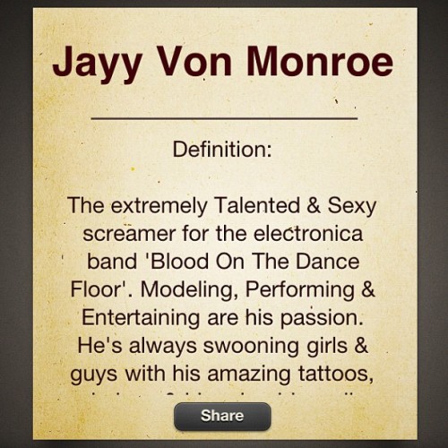 twizzyfbiebsdgit:  #JayyVonMonroe #BOTDF (Taken with instagram) 