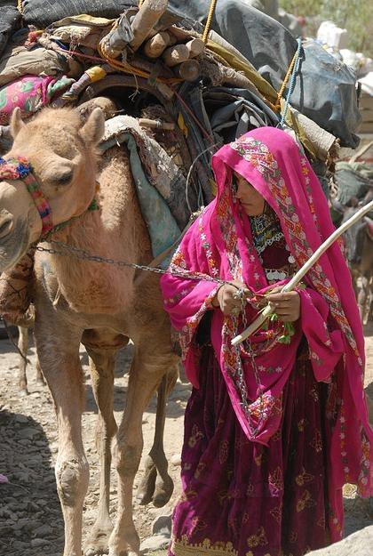 Afghan kuchi woman ( Pashtun nomads of Afghanistan)