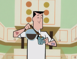 mulder-itsme:   pr0fessah: this whole episode he is wearing stick on tattoos my husband omfg  If you watched The Power Puff Girls and didn’t have a crush on Professor Utonium, you were doing it wrong.