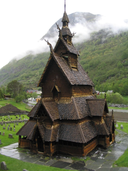 Porn Pics  medieval:  The Borgund Stave Church, Norway.