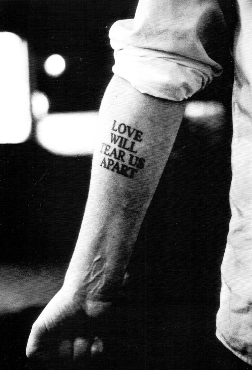 trankillement:Tattoo, London, 30 August 2002Joy Division Kevin Cumminspublished by Rizzoli 