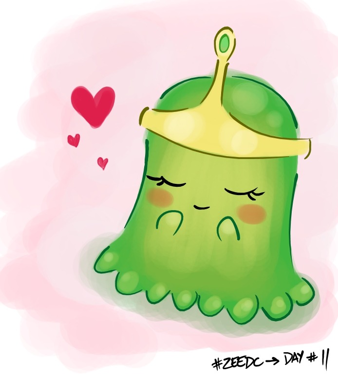 Zee&rsquo;s Drawing Challenge - Day #11 [Slime] I love her voice.
