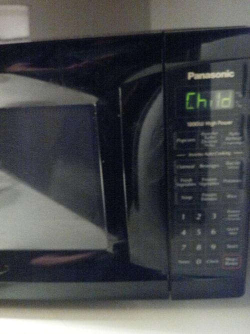yeahisawiton:  ‘My friends microwave stopped working about a week ago. Now it’s asking for a blood sacrifice’  