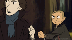Pyreo:  Not-Quite-Normal:  So Katy And Carororo Let Me In On Their Animated Sherlock