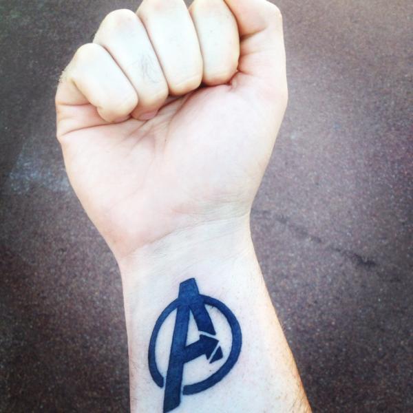 avengers symbol tattoo