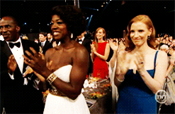 wiigz:  Jessica Chastain at the SAG Awards appreciation post. 
