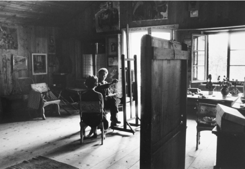 The studio of Alberto Giacometti: 46 rue Hippolyte-Maindron, Paris. Photos by Ernst Scheidegger.