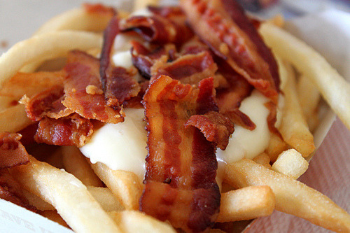 Cheese Fries with Bacon