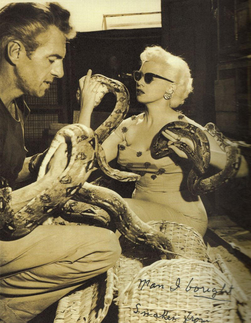 bhof:  Zorita and her “Secret Sacred Snake Dance” partners — as immortalized