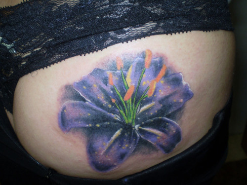 Big Mike 33 Tropical Flower Done by BIG MIKE 33  INK FEVER