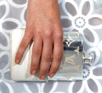 Louis Vuitton Spring 2012- A LV Flask would make even the men jealous!