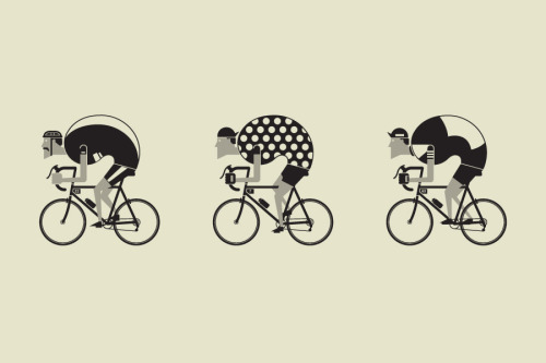 bicyclestore: The Shape of Determination poster set by Harvest