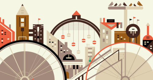 foldingbike: My city, My Luna Park 2011 Magazine entry for Album - ‘Bicycle Journeys’.