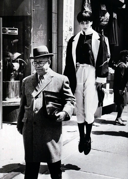 Max Vadukul
Essay for stylist Yohji Yamamoto. New York, 1984