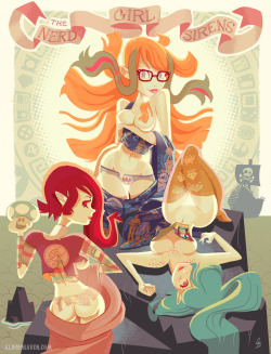 girlswithglasses:  girls in glasses art #169