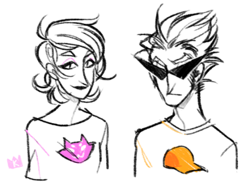 everking: i realized i’d never officially drawn any of the alpha kids so here’s me figur