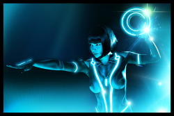 demonsee:  Tron Body Paint 