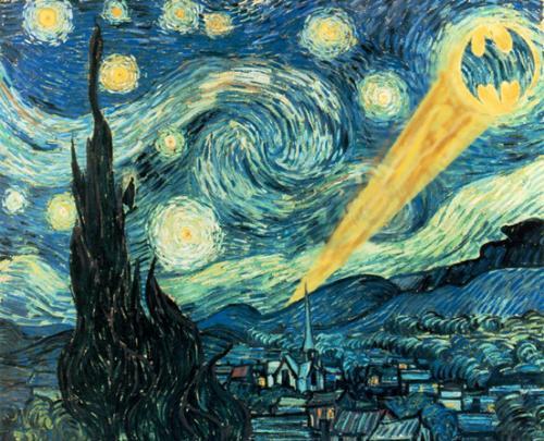 vondell-swain:relativisticquantumstringtheory:Vincent Van Gogh’s Starry Night in a different light.I