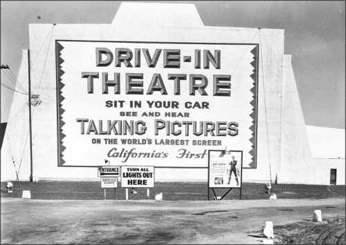 Pico Drive-In Theater c.1950Californias first drive in theater opened September 9, 1934