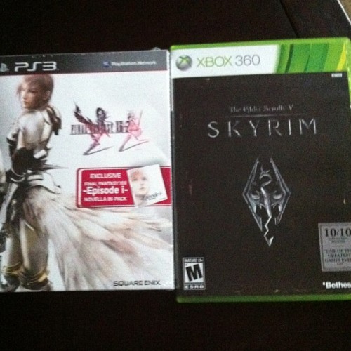 Just picked up the new Final Fantasy! So stoked! Between these two games, I’m gonna be in nerd