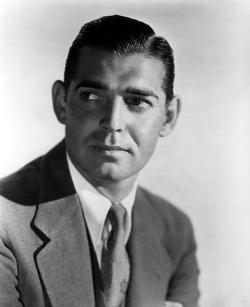 todaystie:  William Clark Gable born on February 1, 1901 