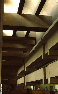 phdonohue: Dallas City Hall, Dallas, Texas, 1977 – I.M. Pei  “Looking like the back-end of a stadium combined with the ferociously forbidding aesthetic of Washington DC’s FBI Building, this is civic architecture that hates the idea of the city.”