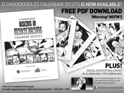 dchooidoodles:  D.ChooiDoodles Calendar 2012/13