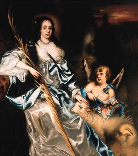 thestuartkings: &ldquo;Portrait of Queen Catherine of Braganza as Saint Catherine&rdquo; by 