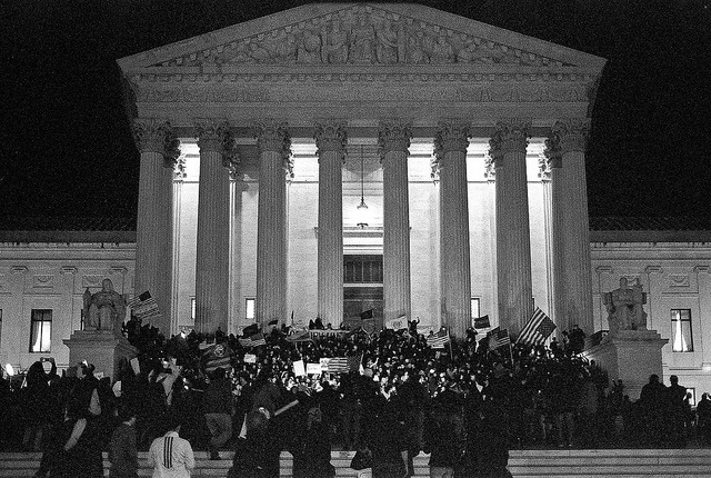 Occupy Congress | Storming the Steps of the Supreme Court on Flickr.
Via Flickr:
During the day, the police effectively built a police line to contain protesters from the Capitol on January 17 for Occupy Congress. In the case of the Supreme Court,...