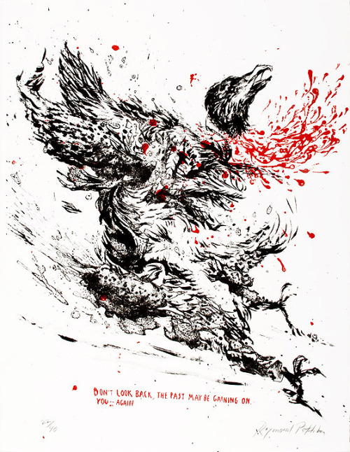 baeditions.com:raymond-pettibonRAYMOND PETTIBON - Untitled (Don’t Look Back), 2005, Color lith