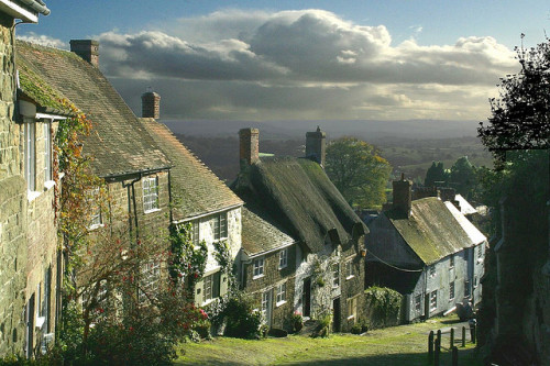 by Martin-James on Flickr.Shaftesbury Gold Hill in Dorset, England.