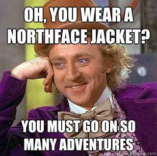meme-city:  Northface jacket Click for more Awesome Memes @ Meme-City 