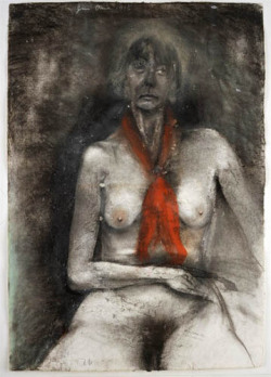 Jim Dine, Red Scarf, 1976.  National Gallery