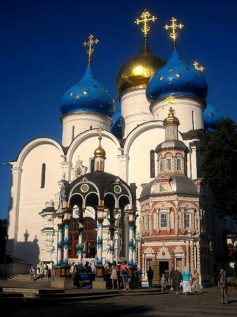 by Ferry Vermeer on Flickr.The Trinity Lavra of St. Sergius is the most important Russian monastery 