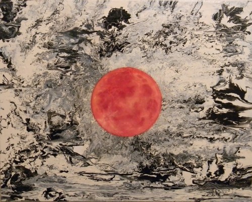 saatchiart:  Red Moon #2 by Phil Ciano Studio City, CA, United StatesPrint: $20
