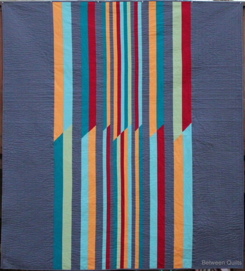 Racing Stripes Quilt by Valerie, an original design featured on her blog.  Admin Note:&nbs