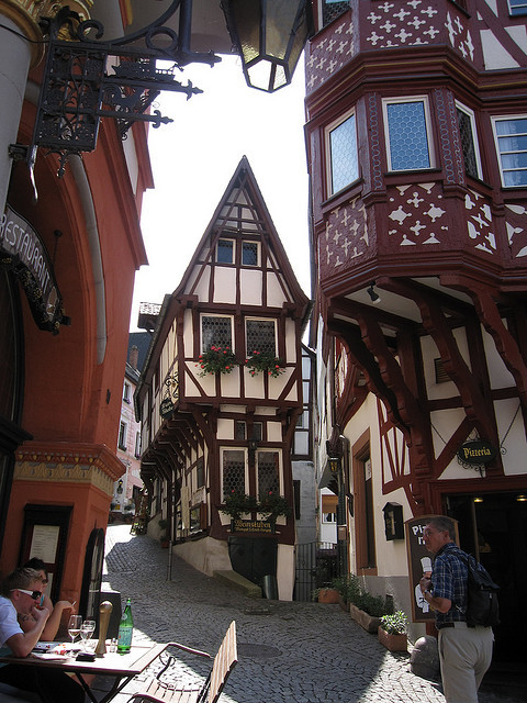 by peggyhr on Flickr. Bernkastel-Kues is a town over 700 years old, located on the Middle Moselle ri