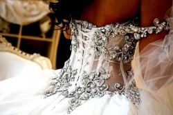 mspattinson:  princess wear or bride gownnn :] 