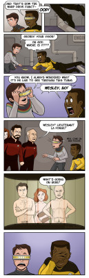 Bwahaha! whencylonsdream:  inflateablefilth:  wilwheaton:  Saw this on Reddit, and I don’t know who did the original.  omg Picard’s tattoo! This is beautiful!  hahaha new headcanon 
