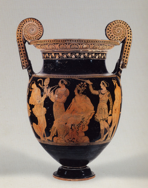 homoarchaeologicus:Red-figures Lucanian pottery, ca. AD 400. Museo Nazionale Archeologico, Italy. A 