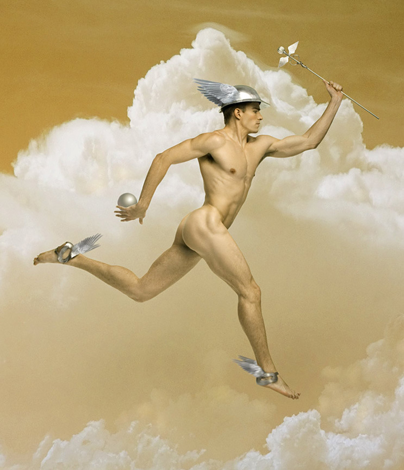 apollophile:  warriorsofmightandmagic:  God’s speed   David Mohan“Hermes”In