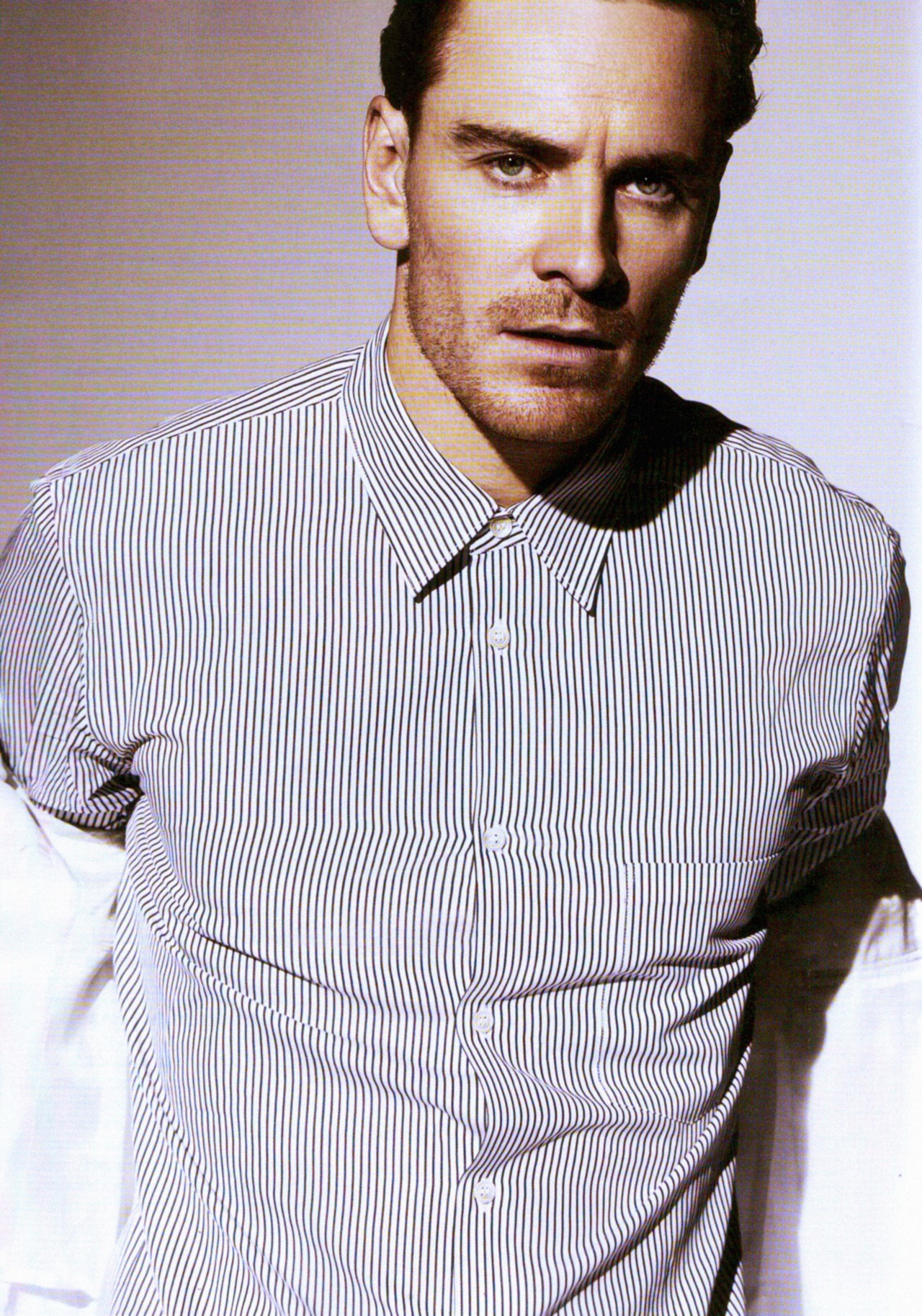 aaron-symons:  Michael Fassbender photographed by Robert Wyatt for Marie Claire March