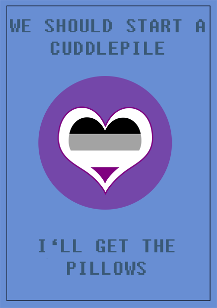 wolf1ez:  whatwasoncesilver:  pompouswhompus:  Asexual/Aromantic valentines. These